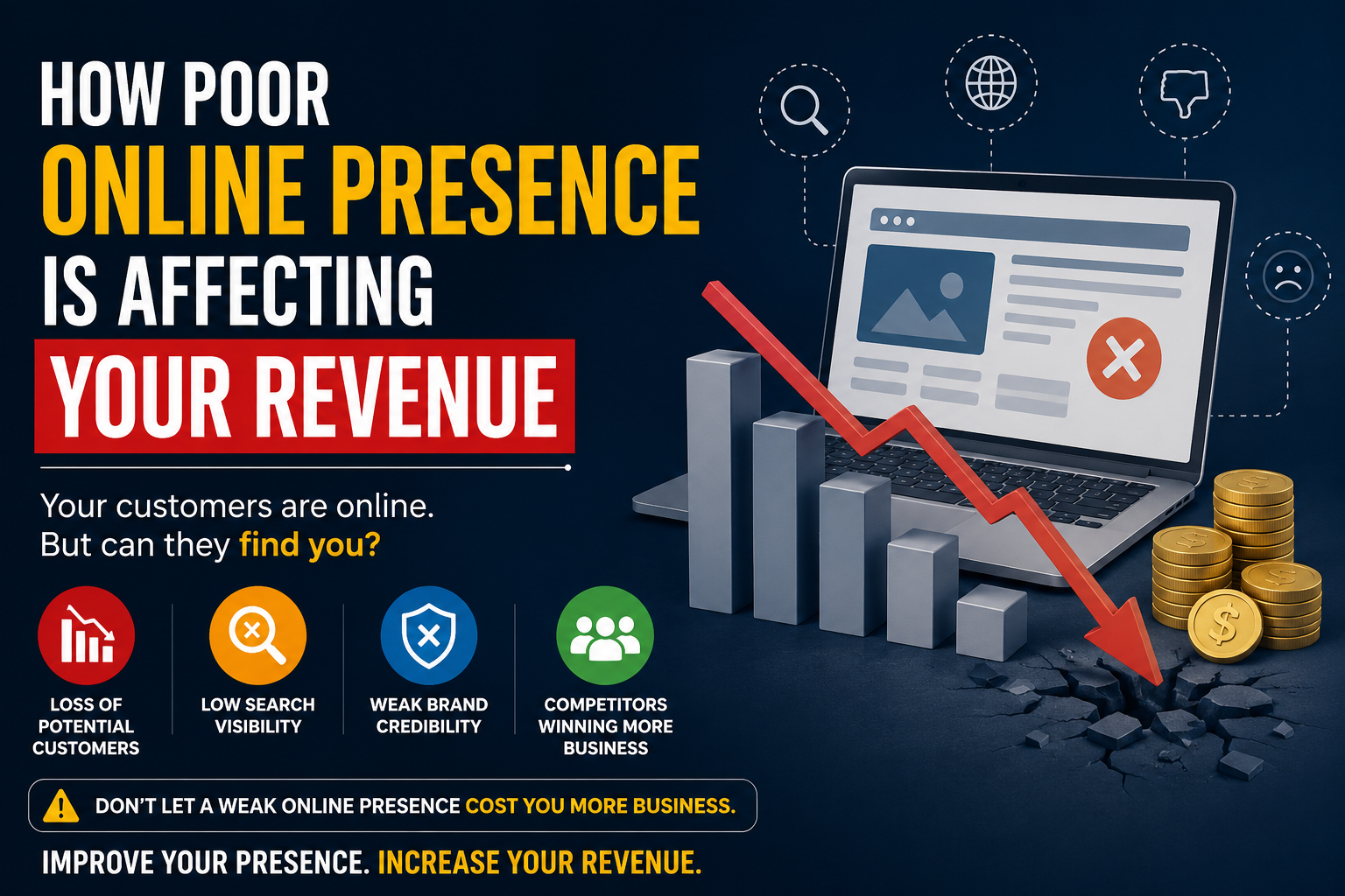 How Poor Online Presence Is Affecting Your Revenue