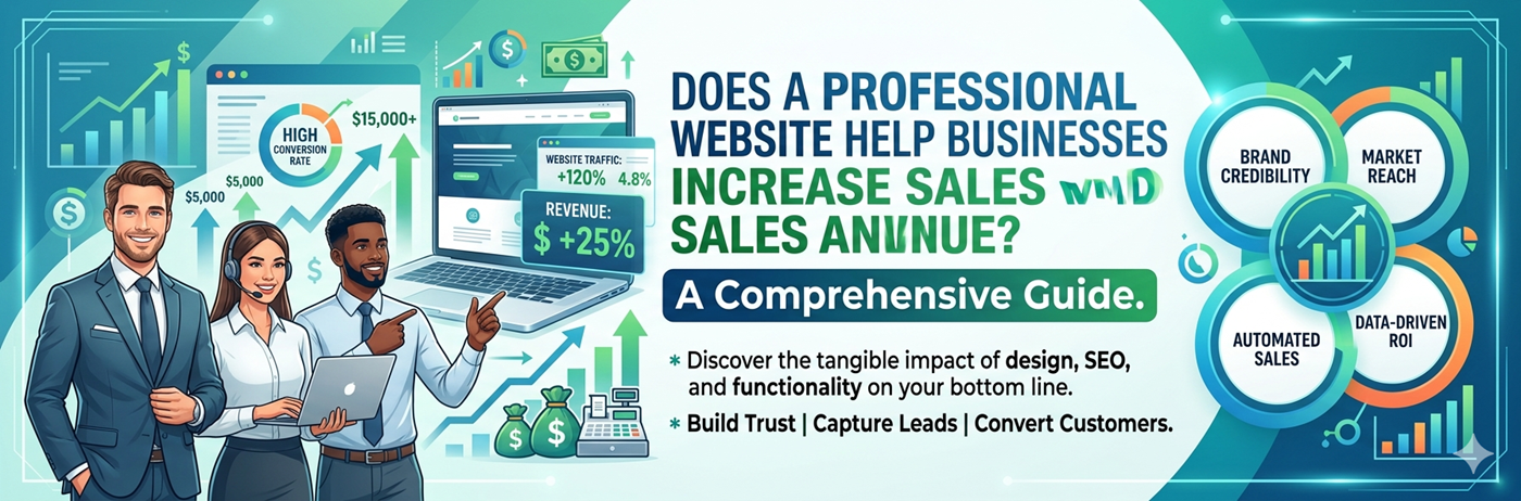 Does a Professional Website Help Businesses Increase Sales and Revenue?